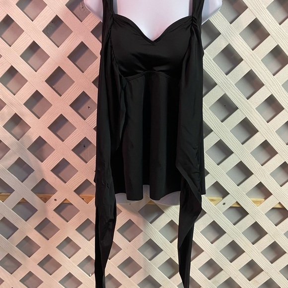 Kim Gravel x Swimsuits For All Wrap Sweetheart Top & Brief Set Black Regular 14 - Picture 6 of 8